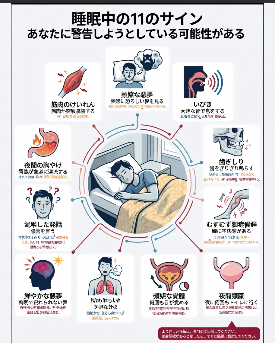 睡眠中のどんな異常な感覚が脳卒中のリスクを示す可能性があるのか？知っておきたい重要ポイント