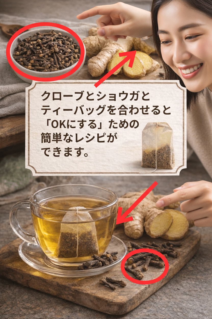 毎日の習慣に生姜・クローブ・紅茶を手軽に取り入れて楽しむシンプルな方法
