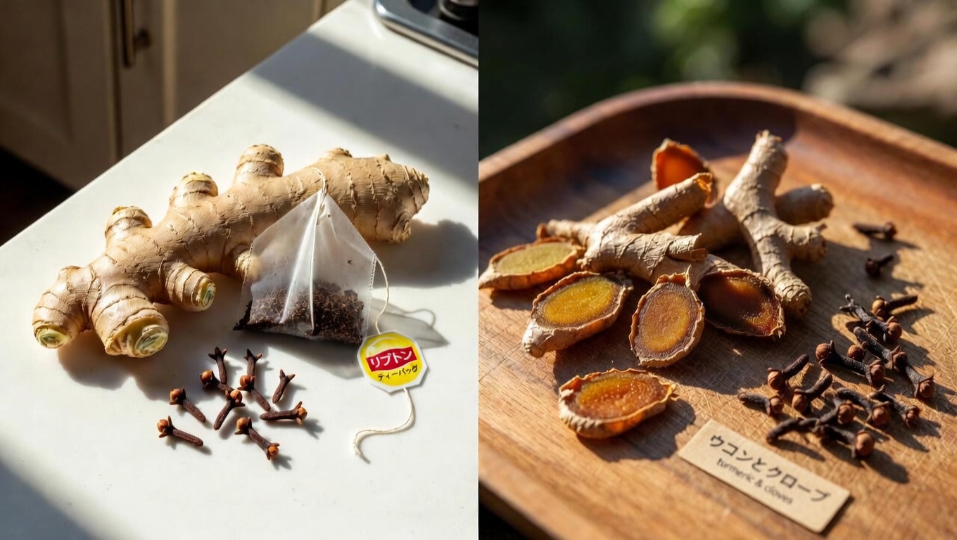毎日の習慣に生姜・クローブ・紅茶を手軽に取り入れて楽しむシンプルな方法
