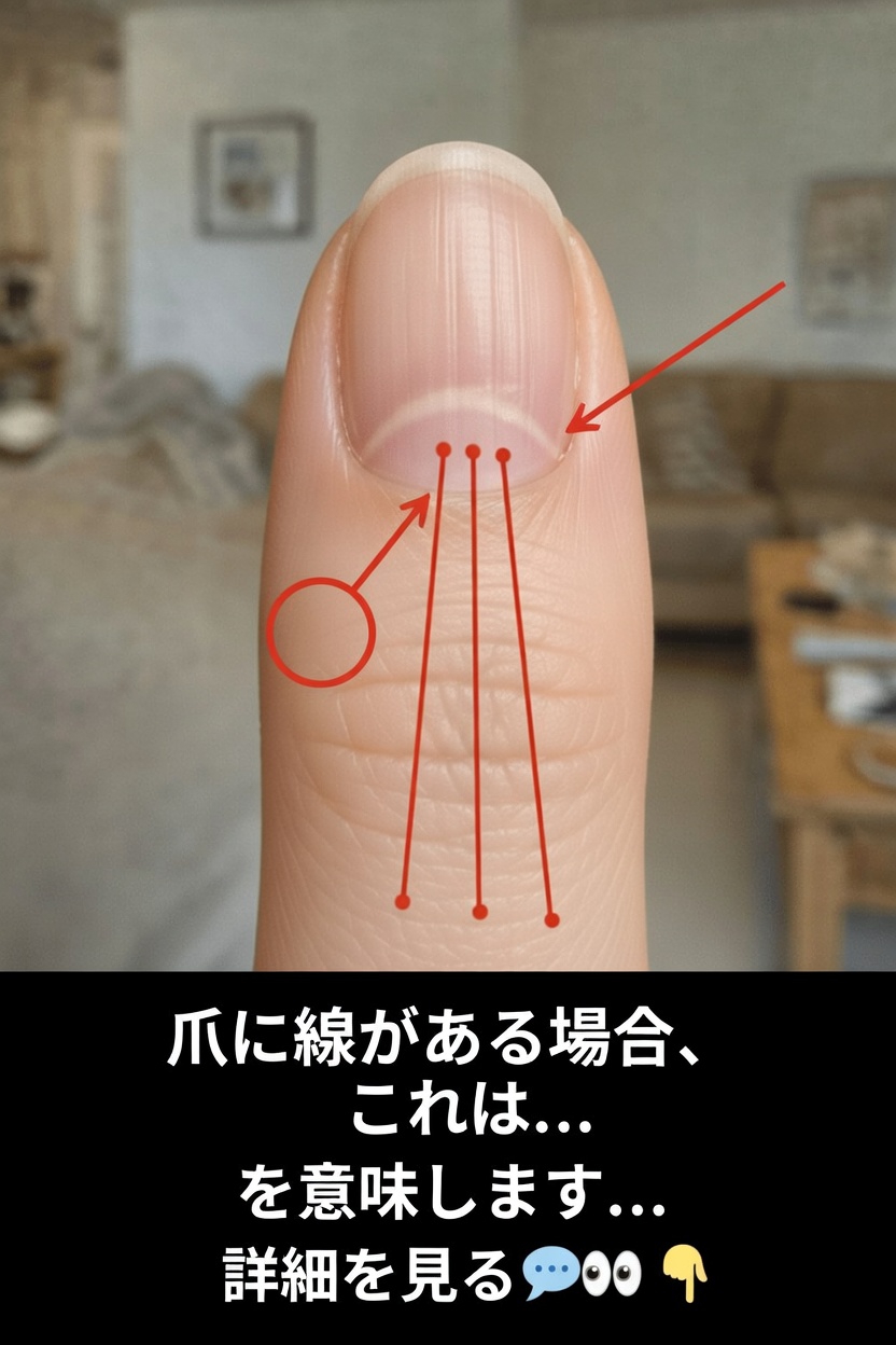 爪の線があなたの健康について教えてくれること