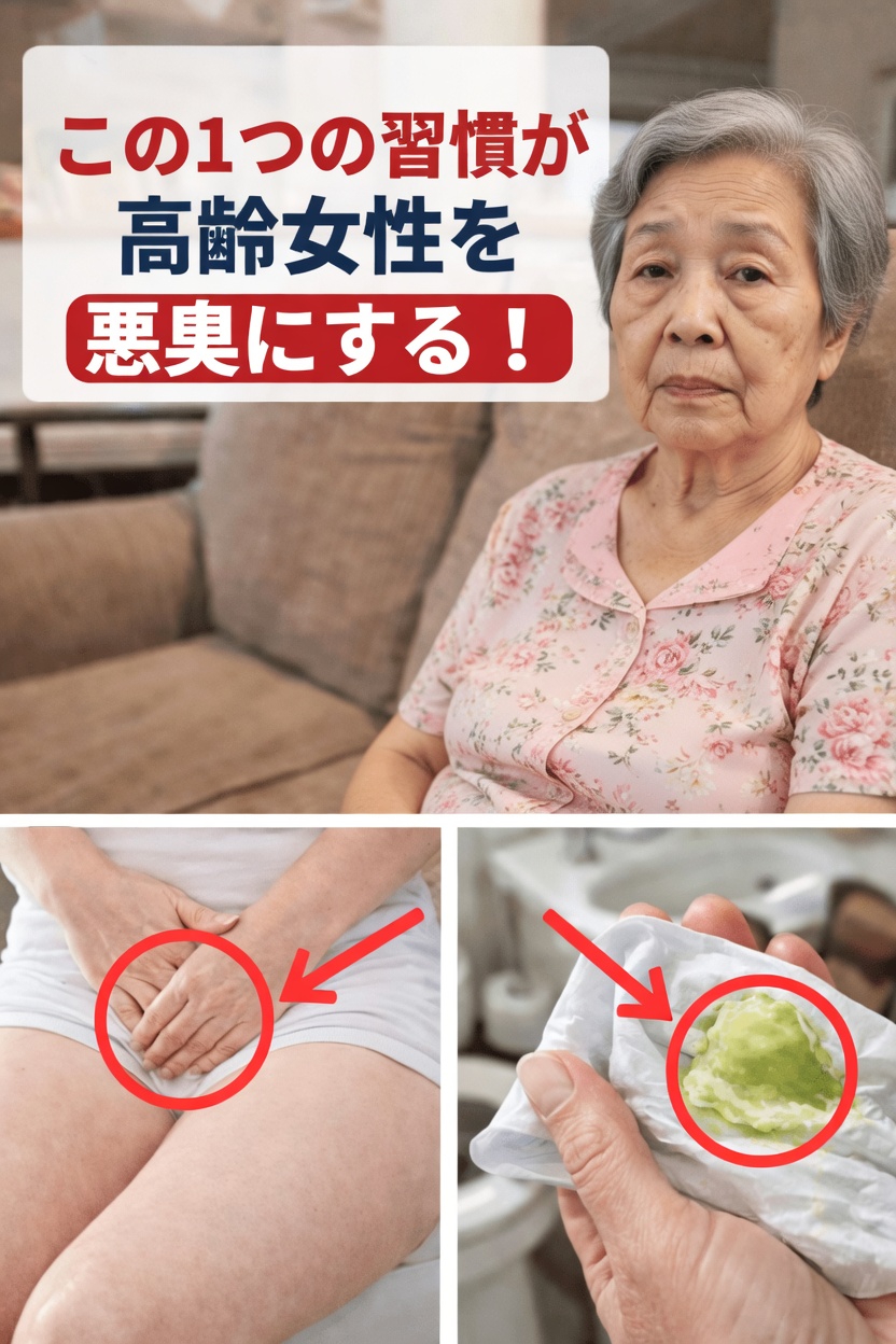 多くの高齢女性が今も続けている意外な衛生習慣――年齢を重ねるほどデリケートゾーンのにおいを悪化させることも