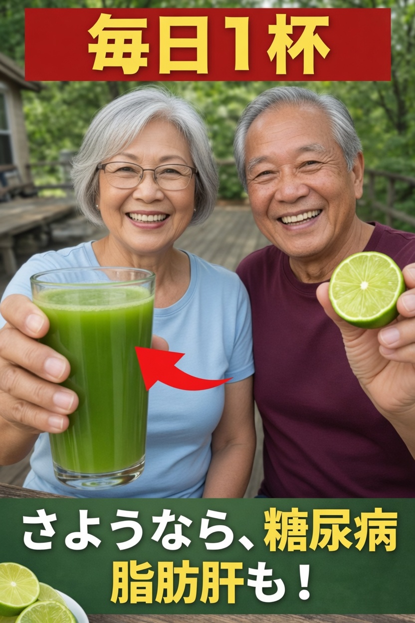 肝臓の健康、血糖バランス、血行をサポートするシンプルな毎日のグリーンドリンク習慣