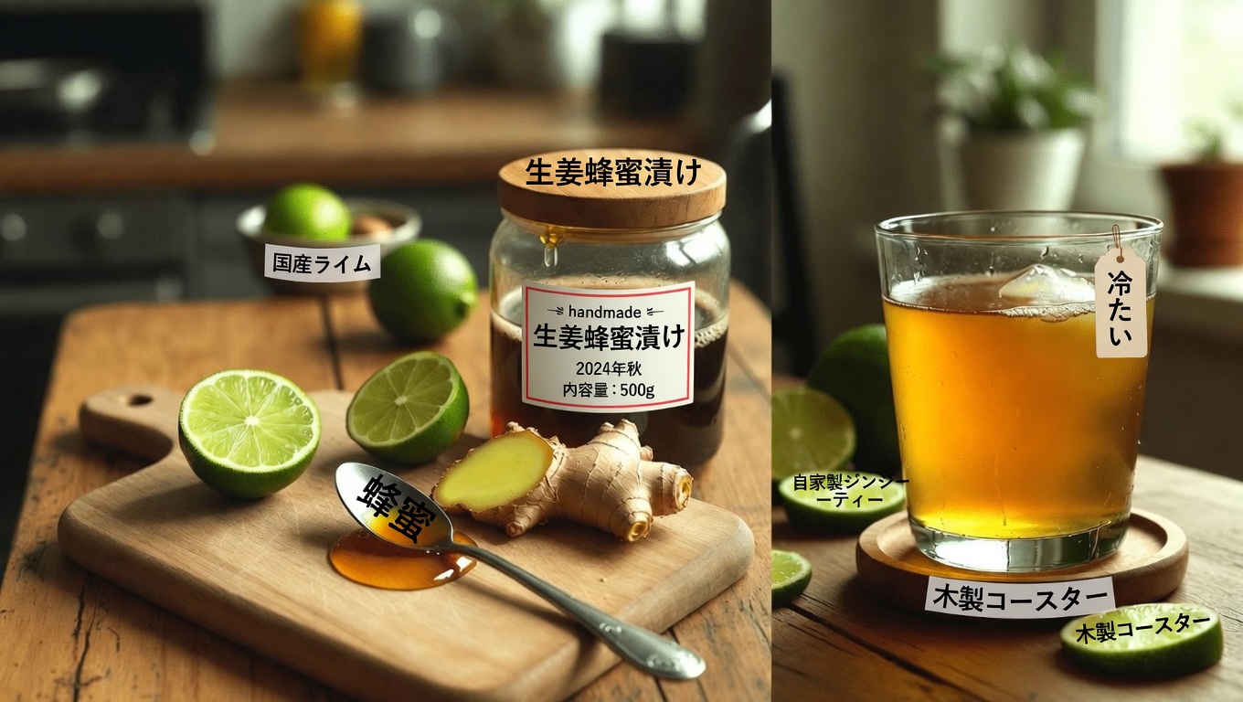 シンプルな夜の習慣：毎日の健康のための自然な生姜・ライム・ハチミツドリンクを探る