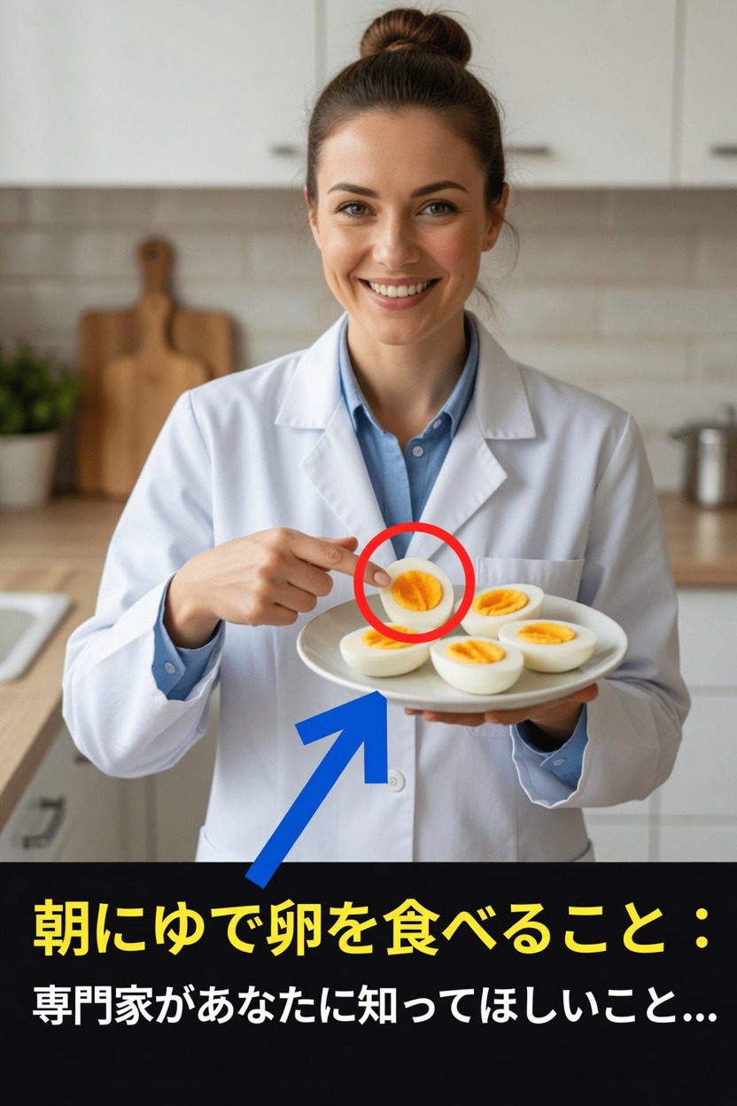 毎朝の朝食にゆで卵を食べることについて、医師や栄養の専門家はどう語っているのか