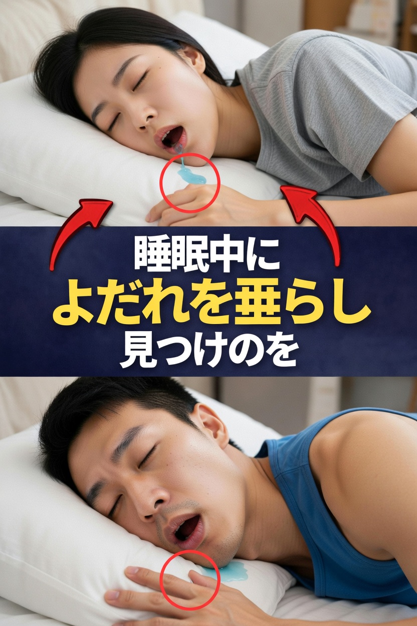 寝ている間によだれが出るのは、脳や睡眠の質にとって本当は何を意味するのか