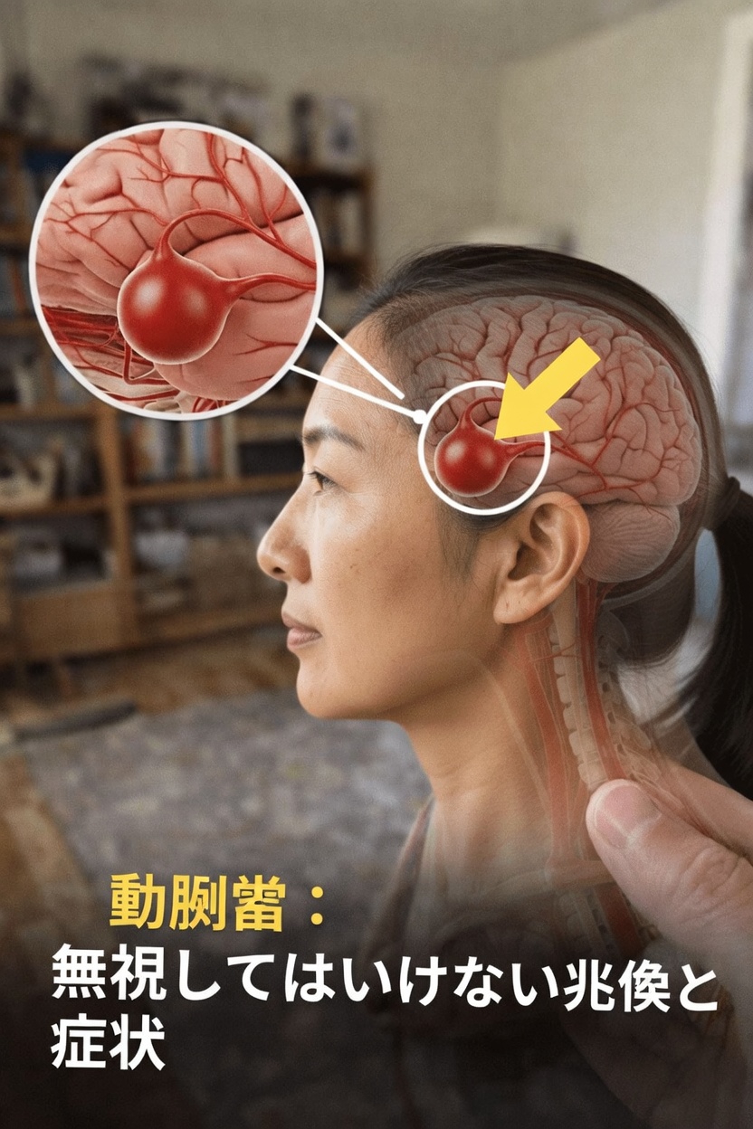 見逃してはいけない脳動脈瘤の最も重要な兆候と症状とは