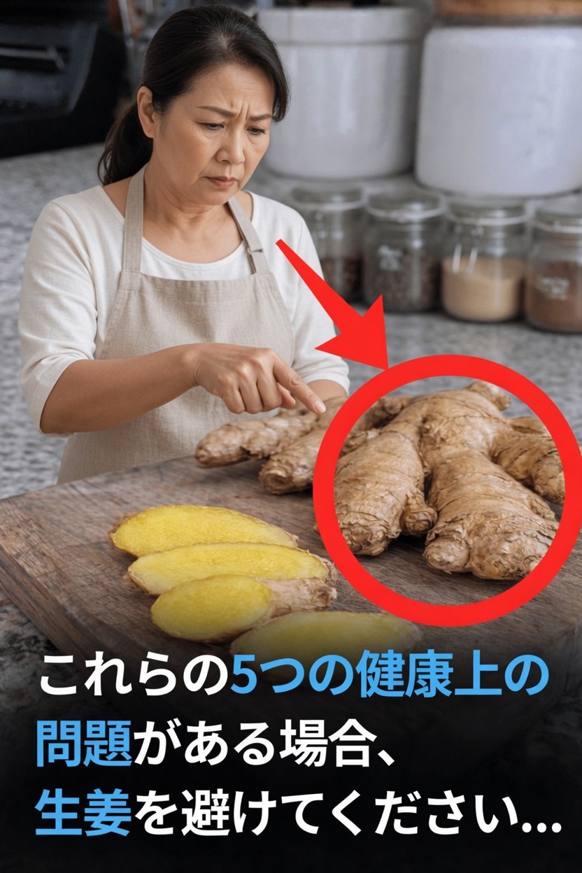 定期的にショウガを摂取する前に再考すべきかもしれない5つの健康状態
