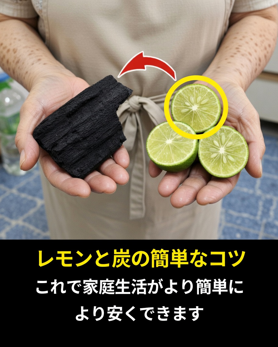 毎日の暮らしをもっと楽に、もっとお得にするレモンと炭の簡単な家庭ハックを発見しましょう