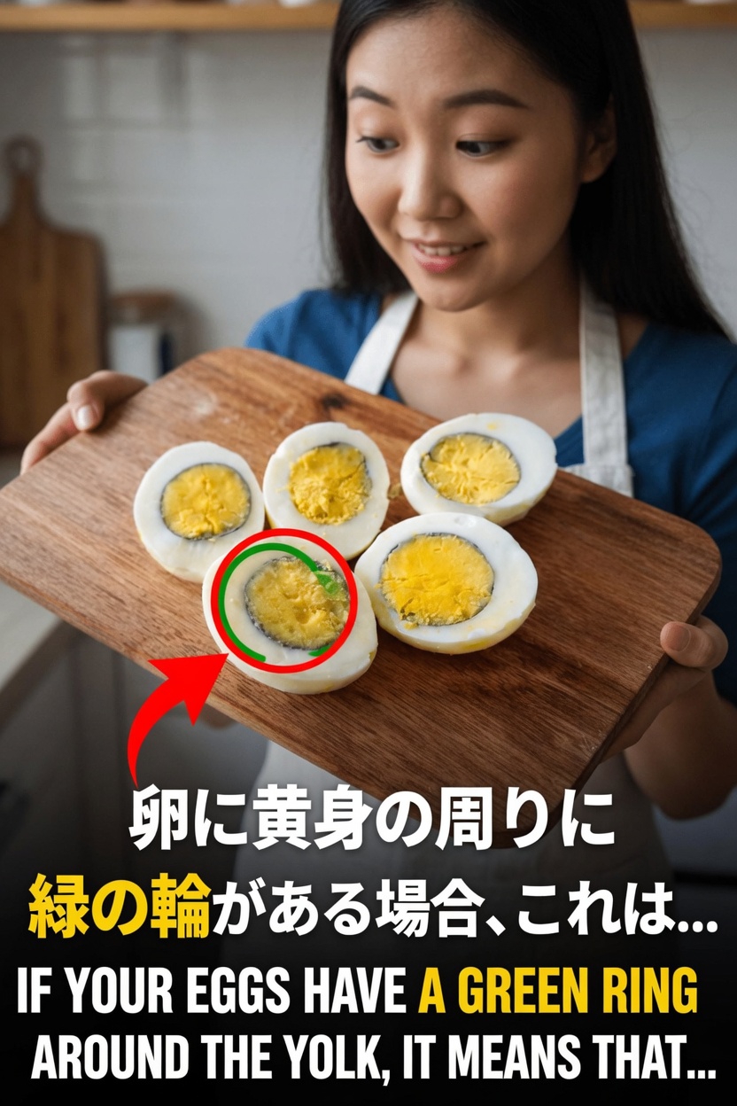 ゆで卵の黄身のまわりに緑色の輪ができるのはなぜ？本当の意味はこちら