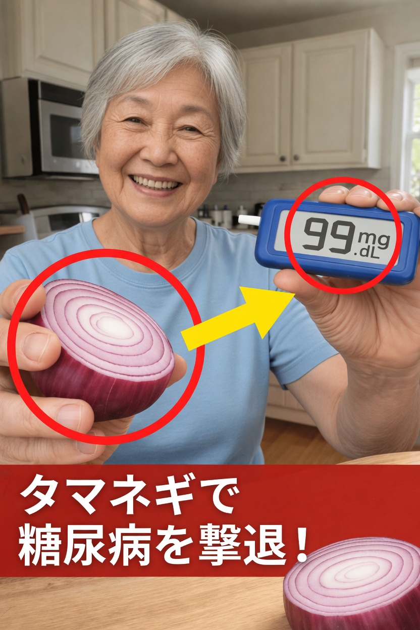 赤玉ねぎと血糖値:多くの高齢者が見落としがちな台所習慣?