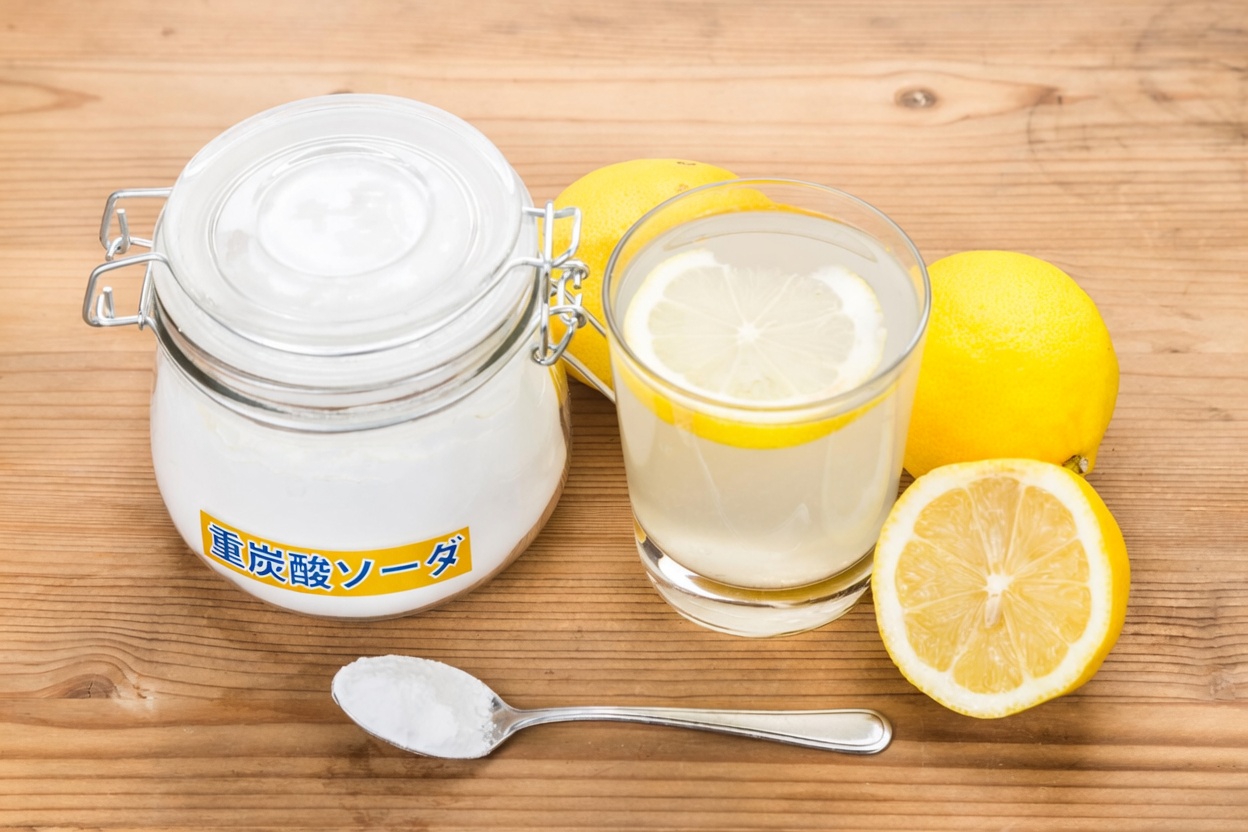 朝の重曹入りレモン水: полезный習慣か、それとも隠れたリスクか?