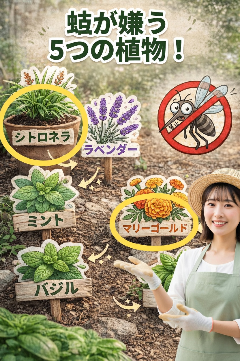 今夜、蚊を撃退? メキシコの多くの家庭が忘れている庭の植物5選