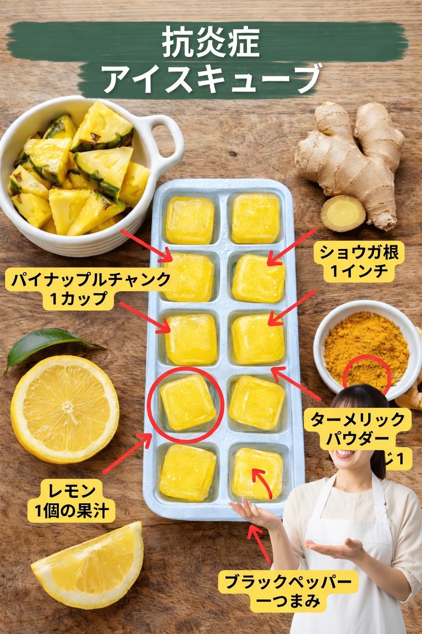 この抗炎症アイスキューブは、あなたの体に足りない毎日の習慣ですか?