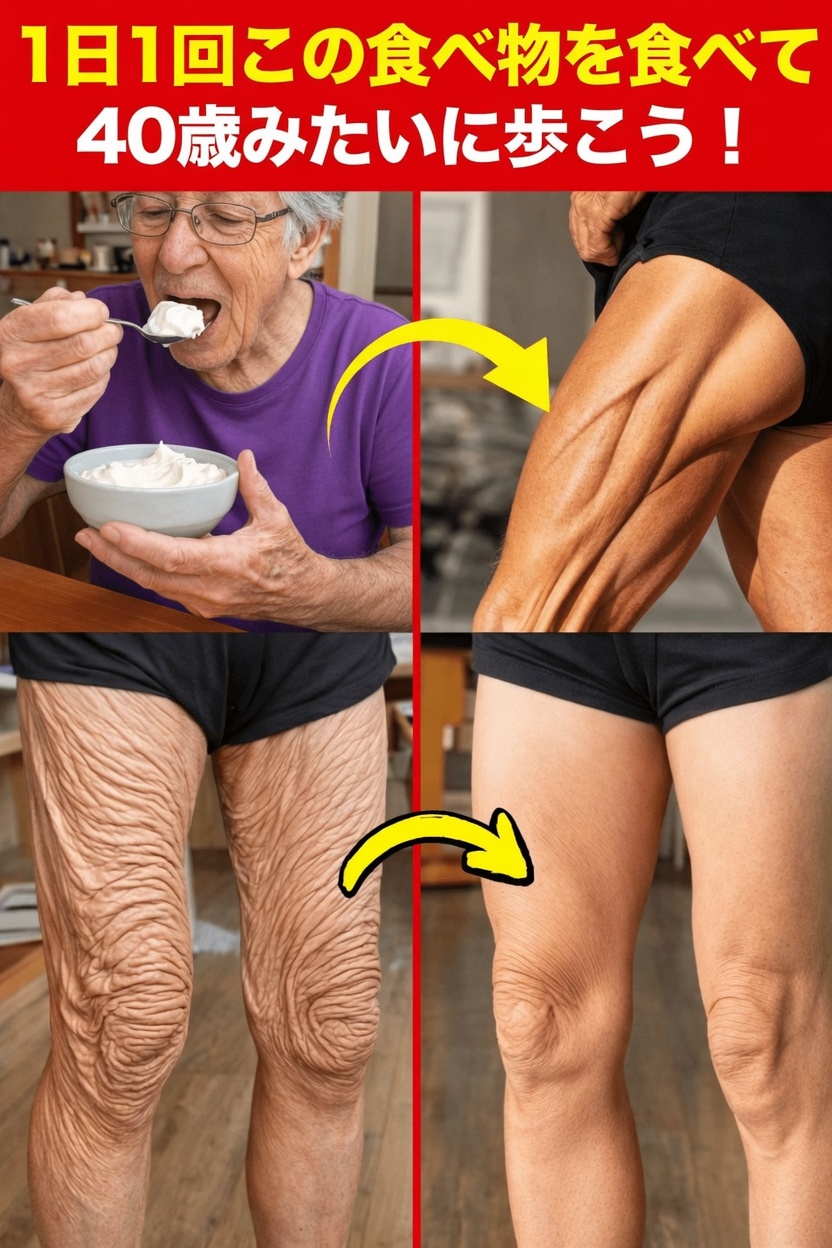 70歳を過ぎたら毎日食べたい、筋力アップと歩行を楽にする7つの食品