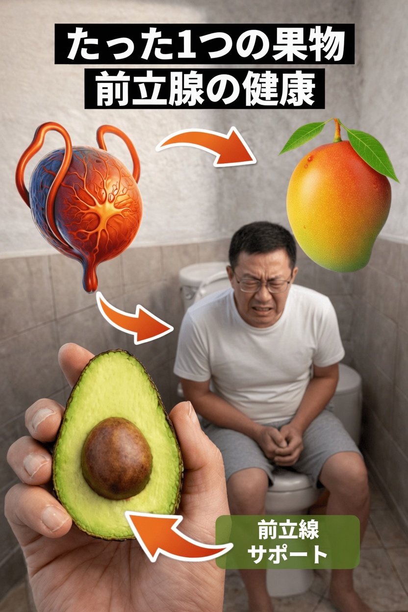 40歳以上の男性へ:前立腺の健康を支える簡単な習慣は、このひとつの果物?