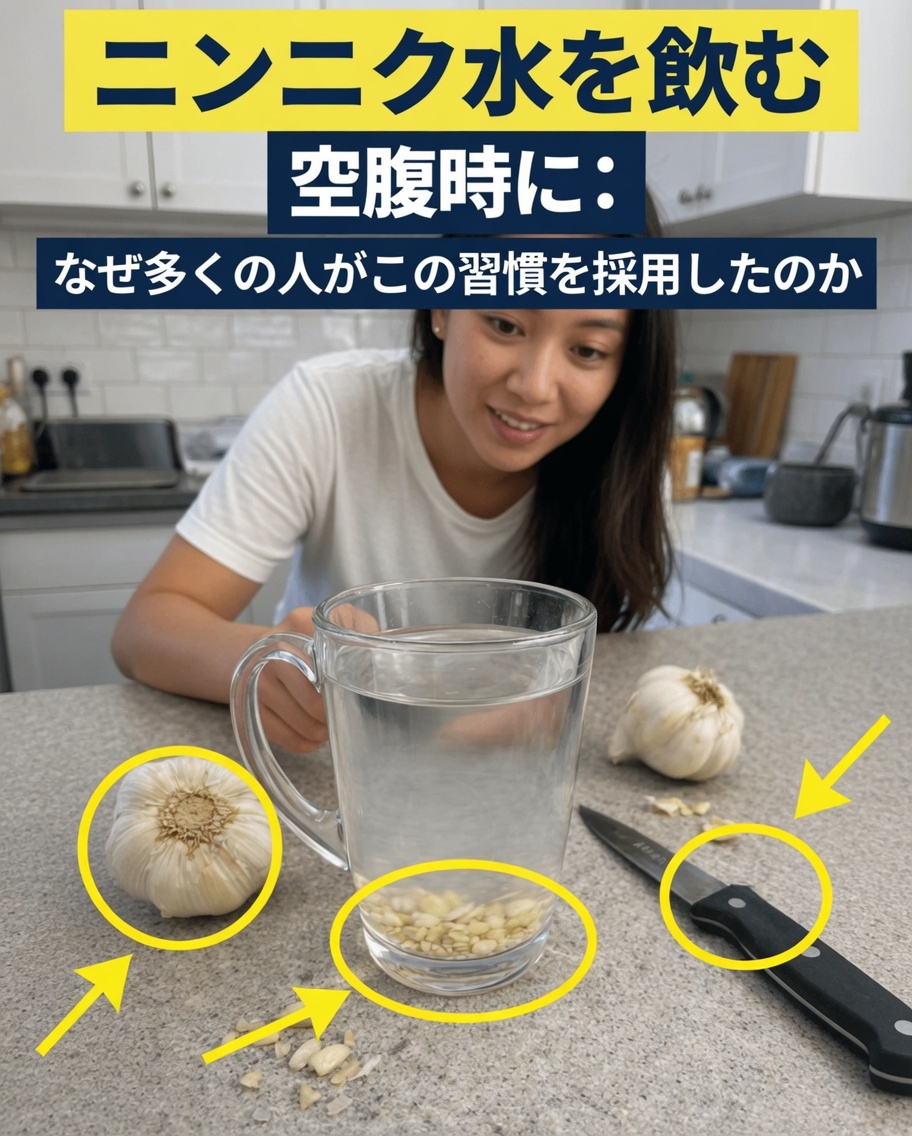 なぜこんなにも多くの人が毎朝空腹時にニンニク水を飲むのか
