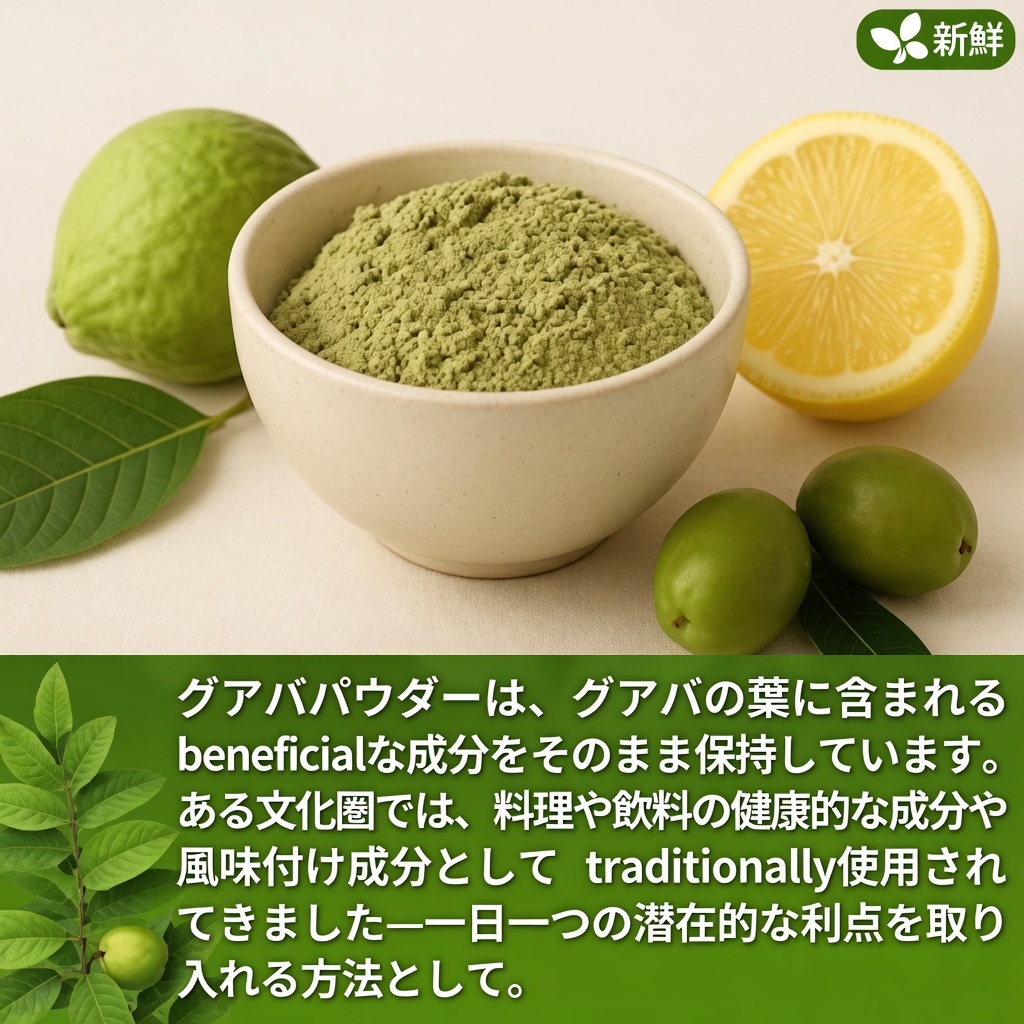 グアバの葉：毎日の習慣で骨と関節の健康への可能性をシンプルに取り入れる方法