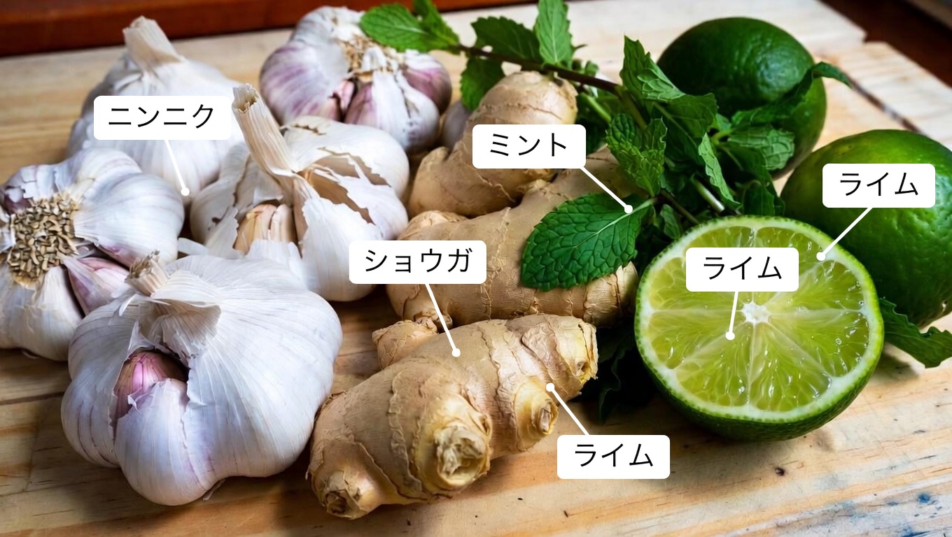 ニンニク、ショウガ、ライム、ミントのような身近な食材は、健康的な血圧レベルの維持をサポートできるのでしょうか?