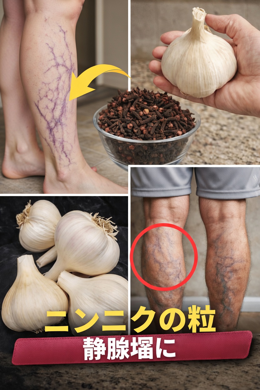 脚の快適さと血行サポートのために、にんにくとクローブを家庭で簡単に活用する方法を見つけましょう