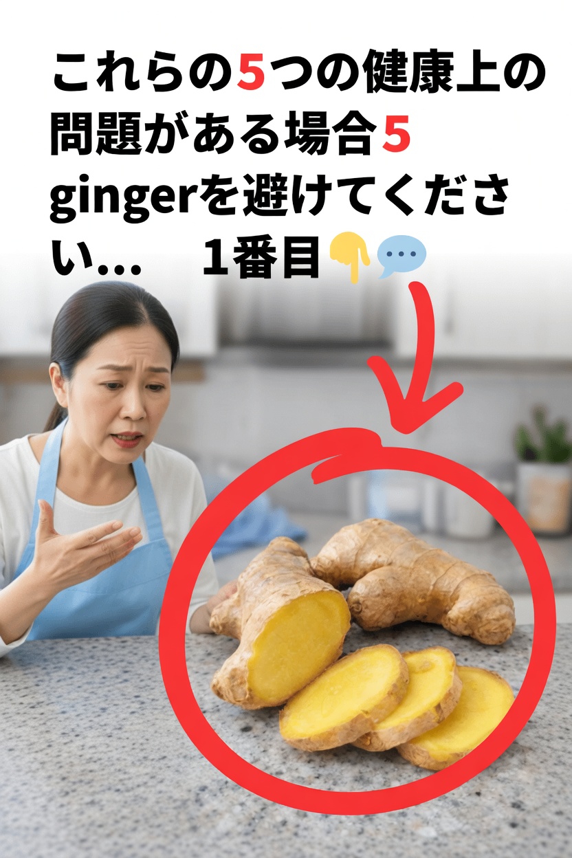 ショウガ：日常生活に取り入れる前に注意すべき5つの健康状態