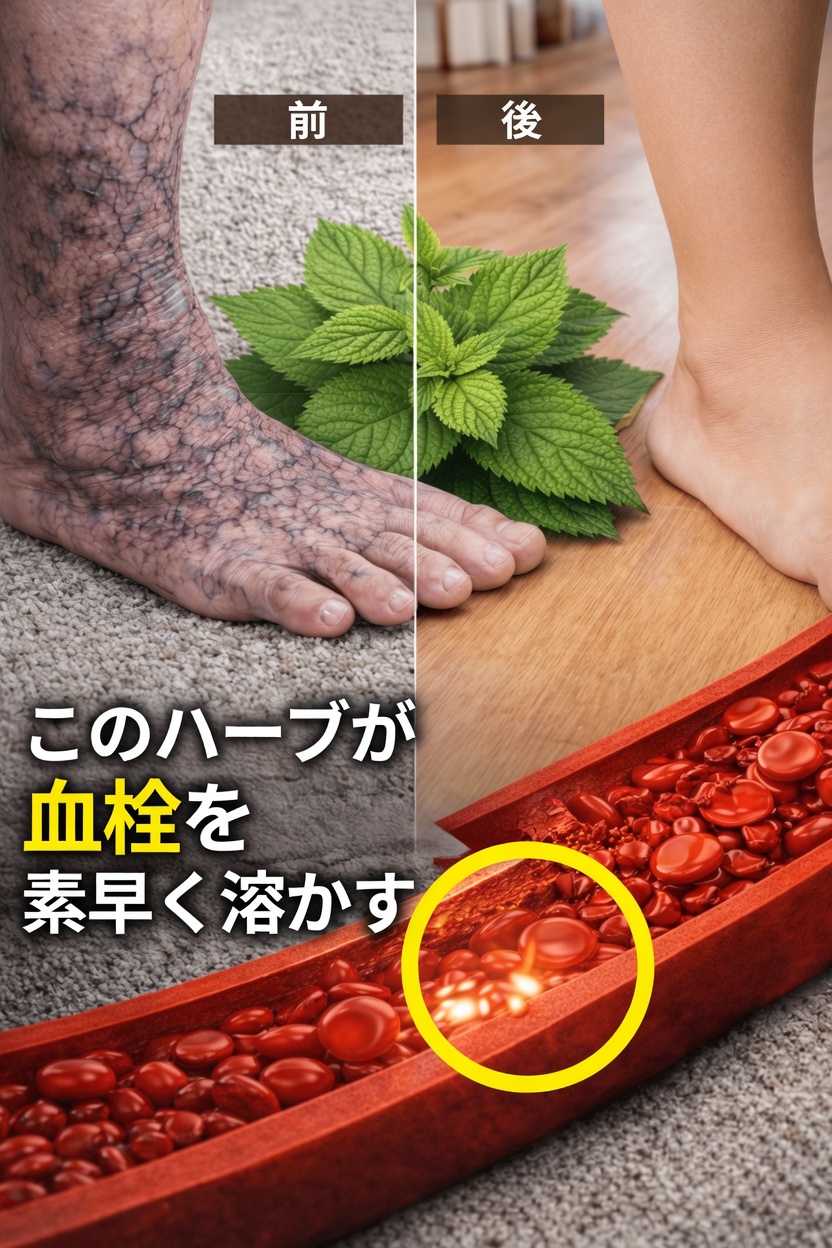 脚の健康的な血流を自然にサポートするシンプルなハーブと習慣を発見しましょう