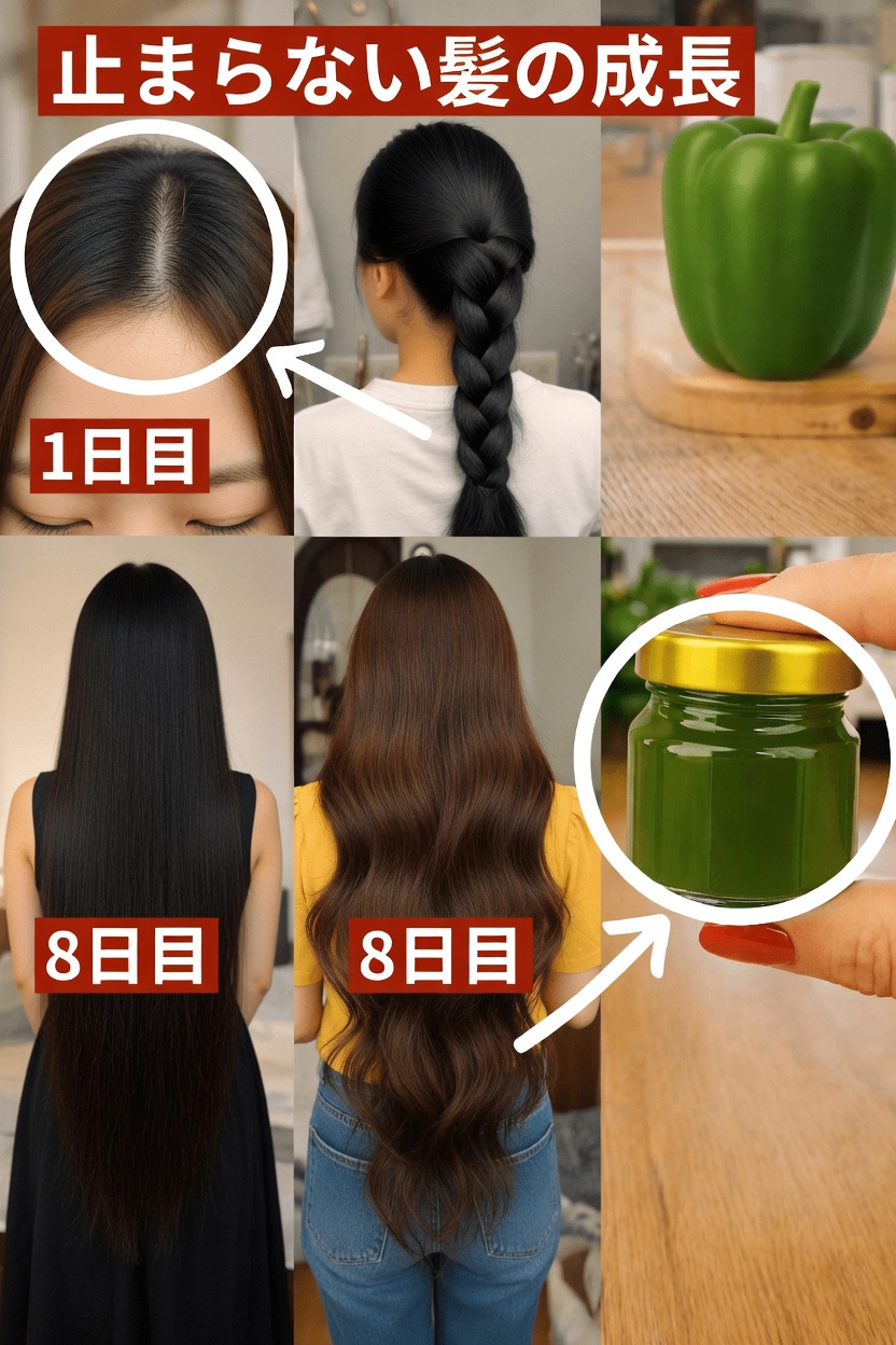 自宅で自然に健康な髪へ導く、青ピーマンを使ったインド伝統のヘアケアの秘密を発見