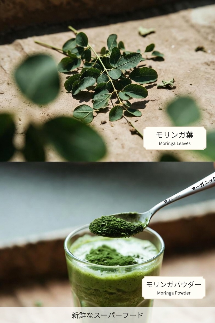 モリンガ葉粉末の健康増進効果の可能性を探る：科学が示唆すること