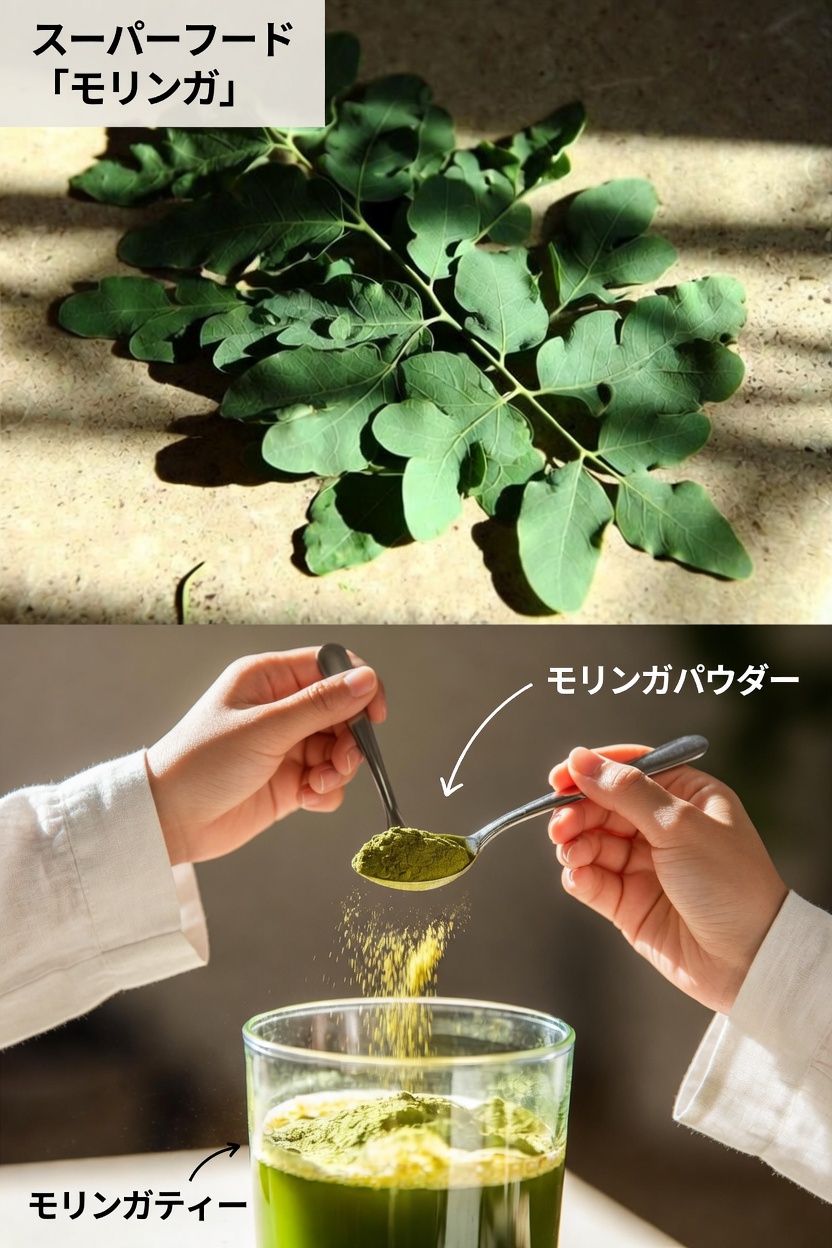 モリンガ葉粉末の健康増進効果の可能性を探る：科学が示唆すること