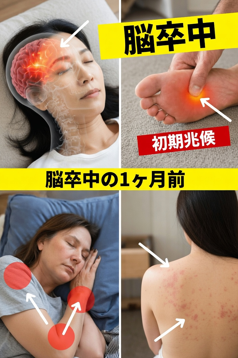 脳卒中リスクを1か月前に示す可能性のある8つのさりげない警告サイン+リスクを減らすための9つの実践的なヒント