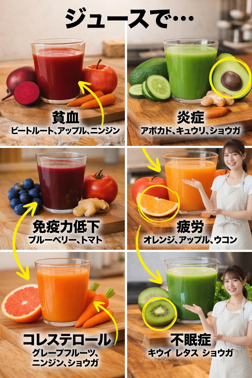 エネルギー・免疫力・安眠を自然にサポートする、おいしい自家製ジュースレシピ6選