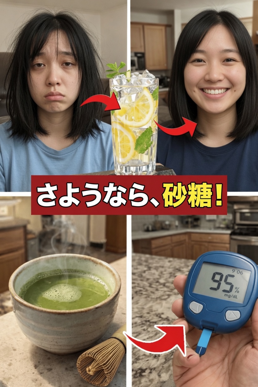 このレモンミントのインフューズドウォーターを毎日飲むことで、健康的な血糖値の維持をサポートする方法