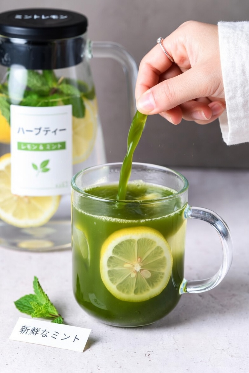 このレモンミントのインフューズドウォーターを毎日飲むことで、健康的な血糖値の維持をサポートする方法