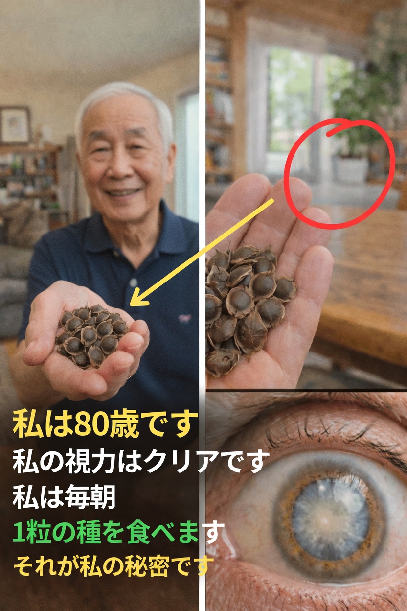 90歳を過ぎても？目と脳の健康維持のために毎朝食べるべき3つの種とは？