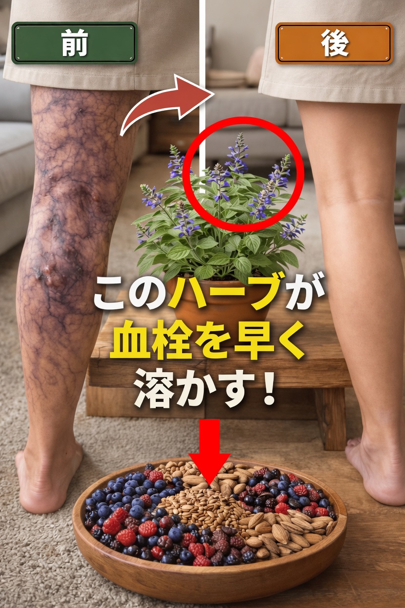 脚の健康な血流を自然にサポートする方法：試してみたいハーブと簡単な習慣