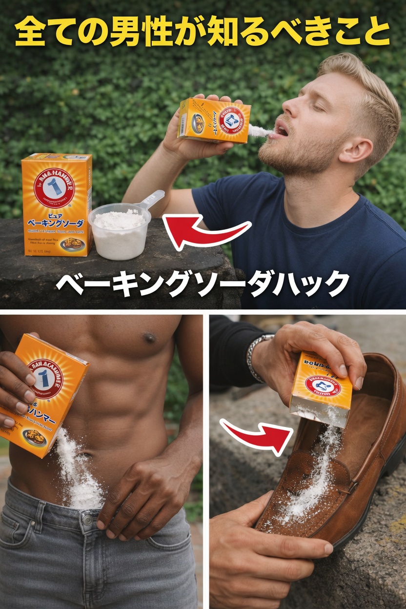 毎日の清潔感を保つために男性が知っておくべき重曹の簡単な活用術8選