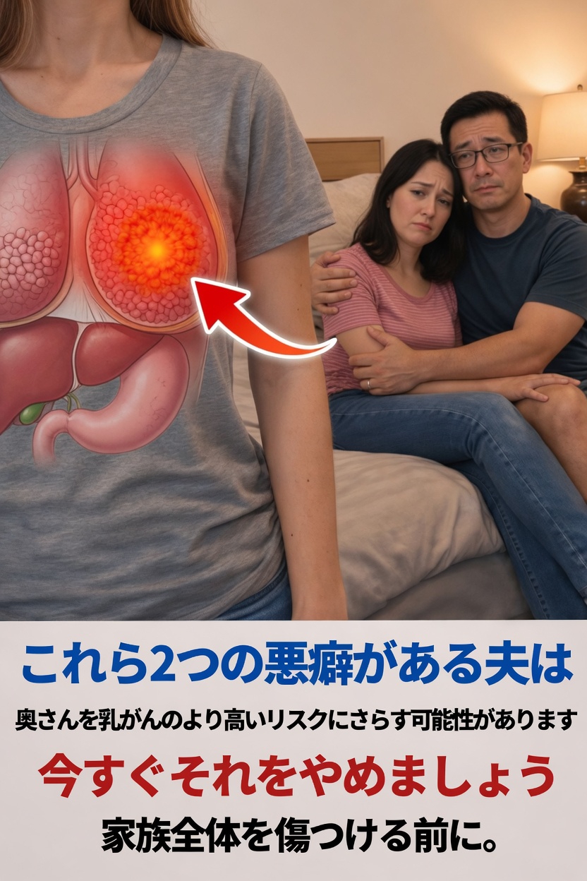 夫の喫煙や飲酒などの不健康な習慣が妻の乳がんリスク因子に及ぼす影響