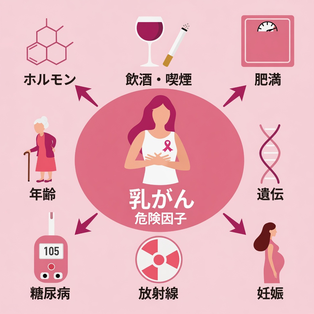夫の喫煙や飲酒などの不健康な習慣が妻の乳がんリスク因子に及ぼす影響