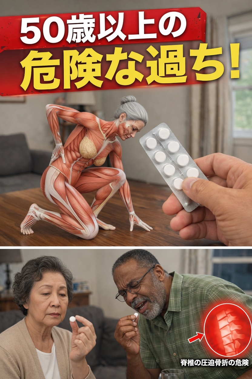 50歳を過ぎていませんか？毎日何気なく続けている、体に静かに悪影響を与える3つの習慣