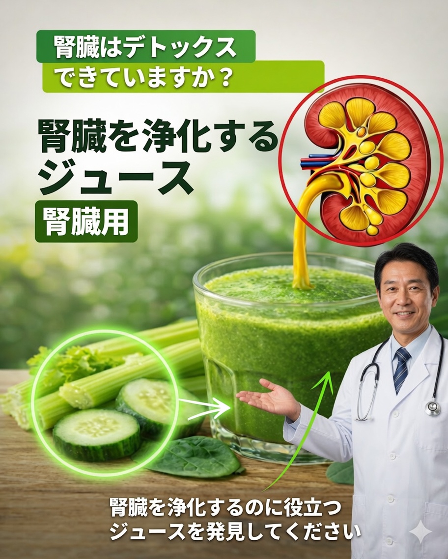 セロリのデトックスジュース:体内の浄化を助ける可能性のある自然な飲み物