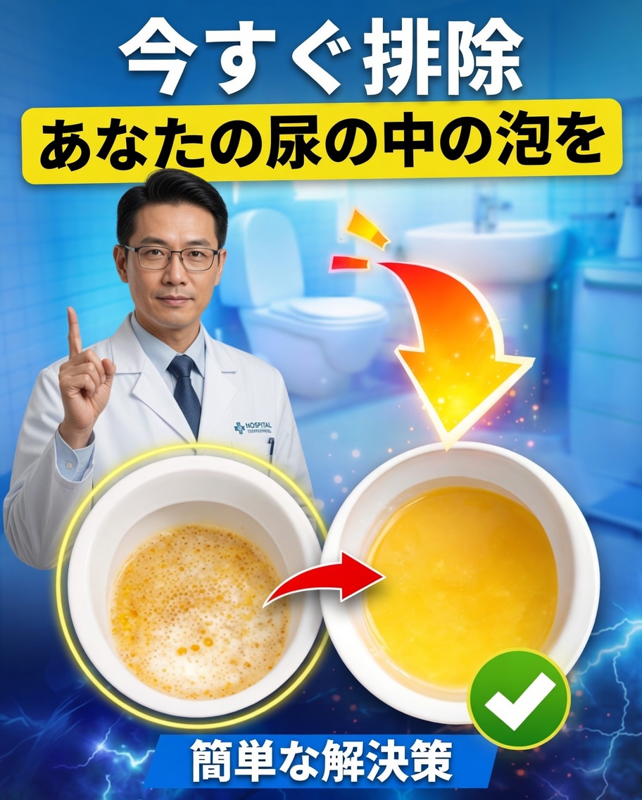 尿に泡が立つ：どんなときは正常で、どんなときは腎臓の問題のサインになり得るのか？