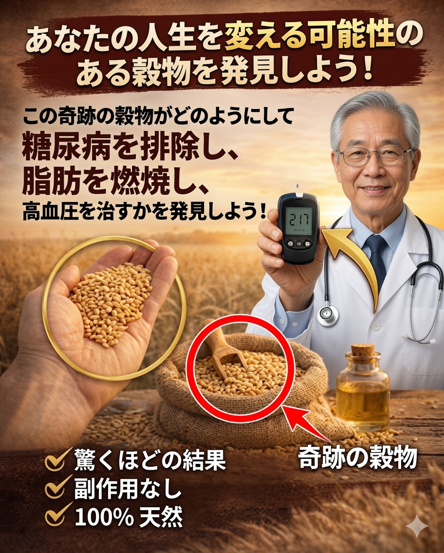 🌱 医師たちが「植物の黄金」と呼ぶ種：健康に驚くべき効果