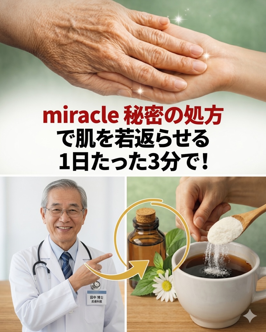 🌿 高齢者のしわを減らす3分間ケア：ますます多くの人を驚かせている自然な方法
