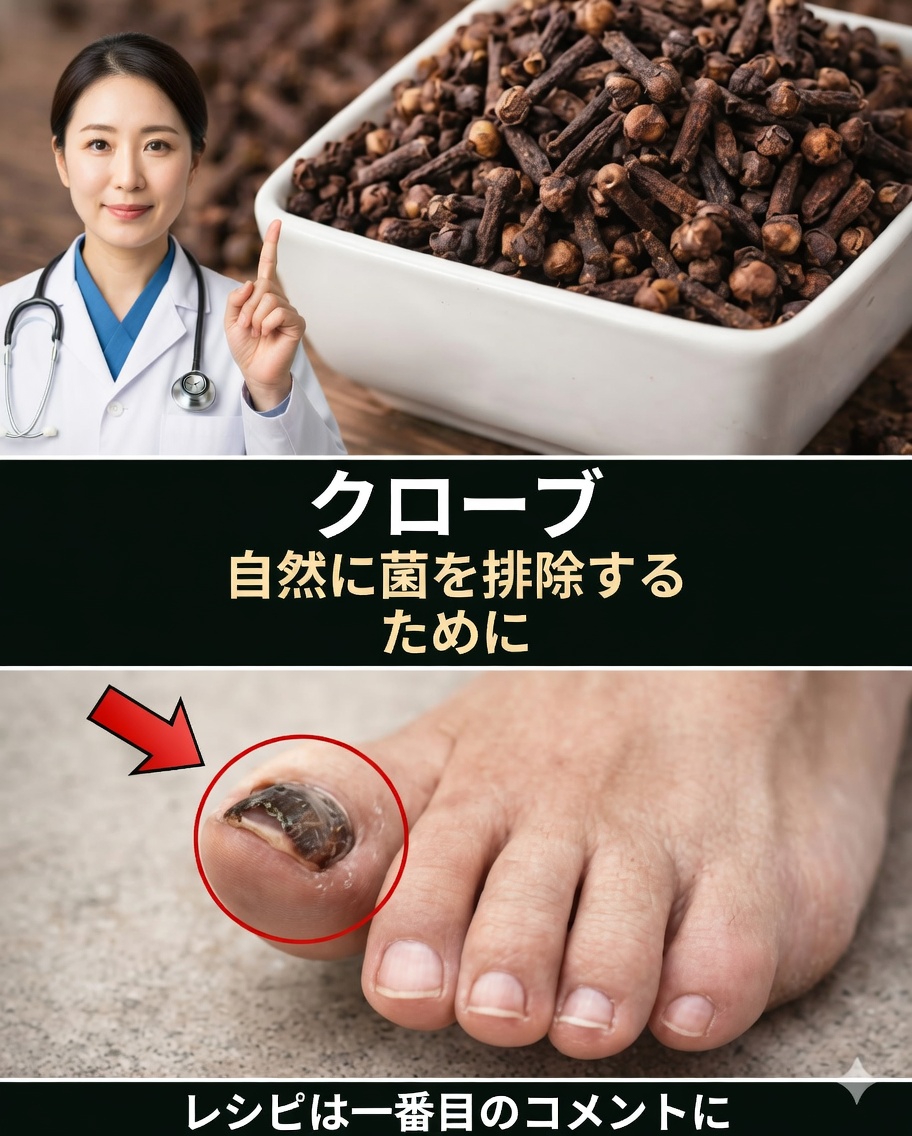 🦶 クローブで爪の真菌を取り除く：ますます採用されている自然療法