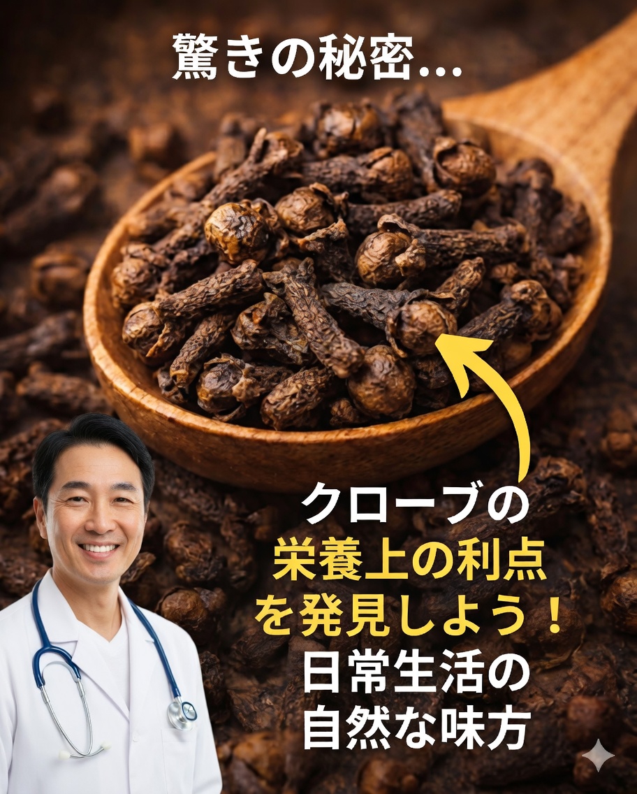 🌿 クローブを噛むことの効能:健康を変える小さな習慣