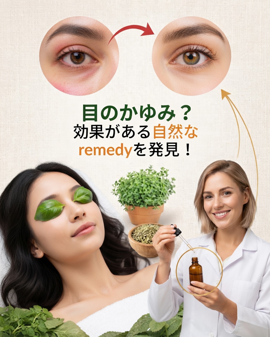 🌿 自然にクリアな視界を取り戻す:目の健康を支える植物のやさしい力