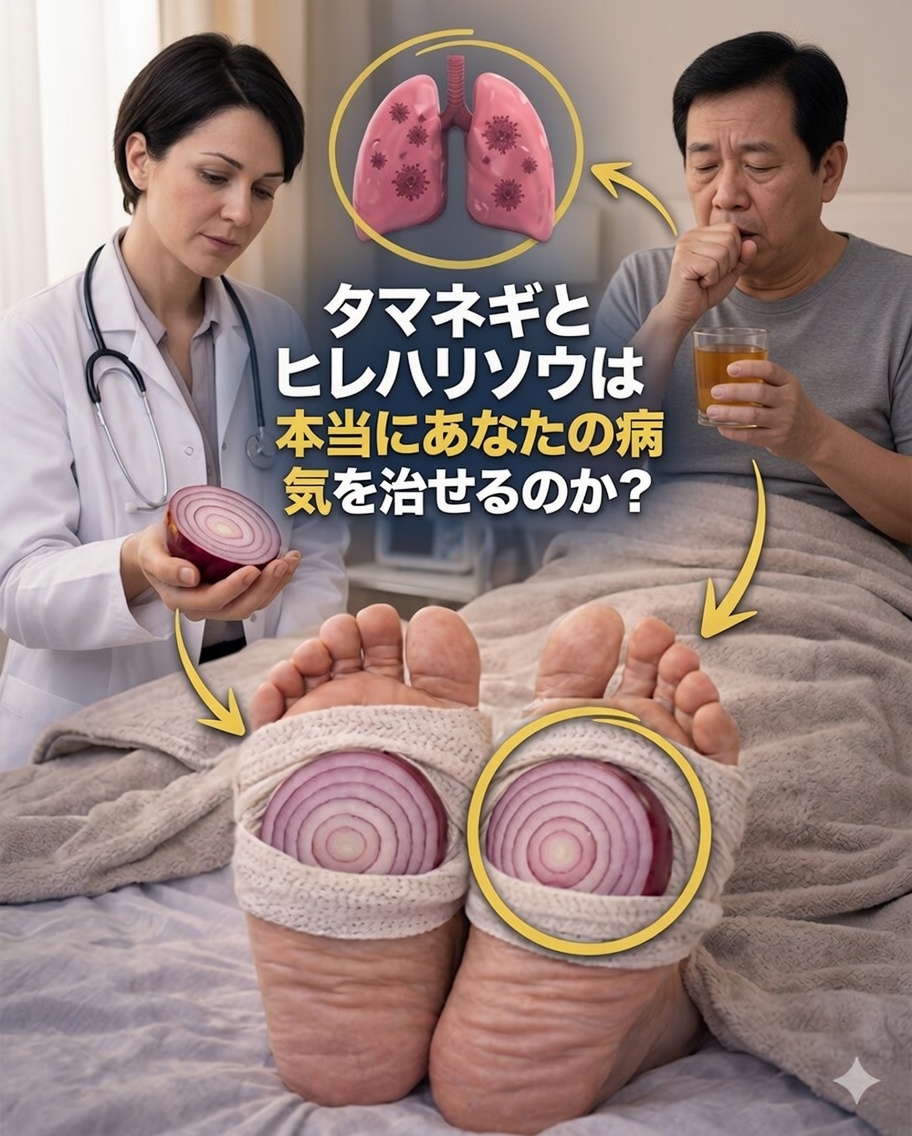 🧅 靴下に玉ねぎを入れる驚きの裏ワザ:自然療法か、それとも単なる言い伝えか?