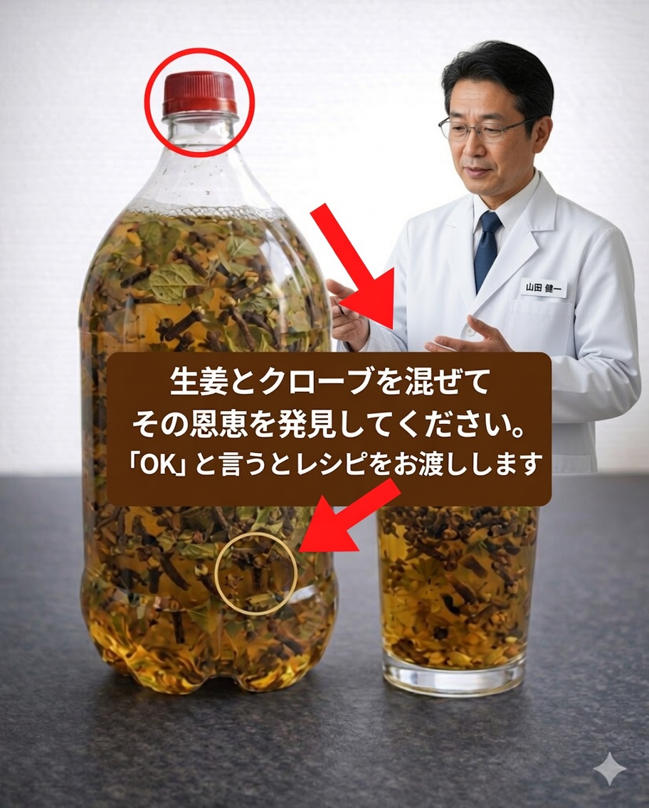 🌿 生姜とクローブを混ぜる：みんなを驚かせる自然療法