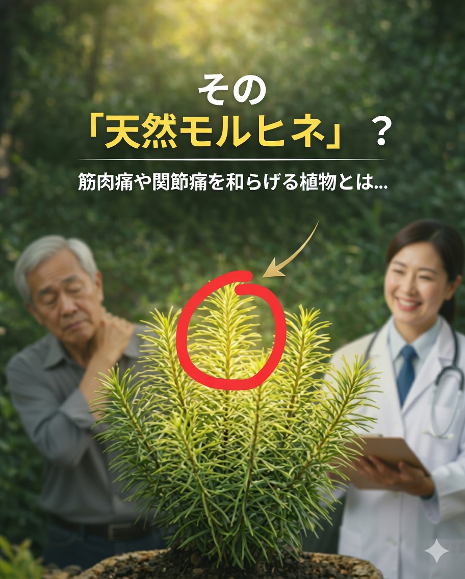 🌿 ローズマリー：「天然のモルヒネ」でやさしく痛みを和らげる