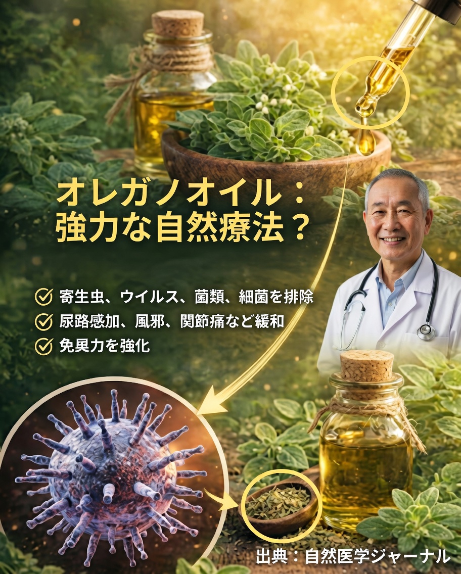 🌿 オレガノオイル:科学が裏付ける健康への15の効果