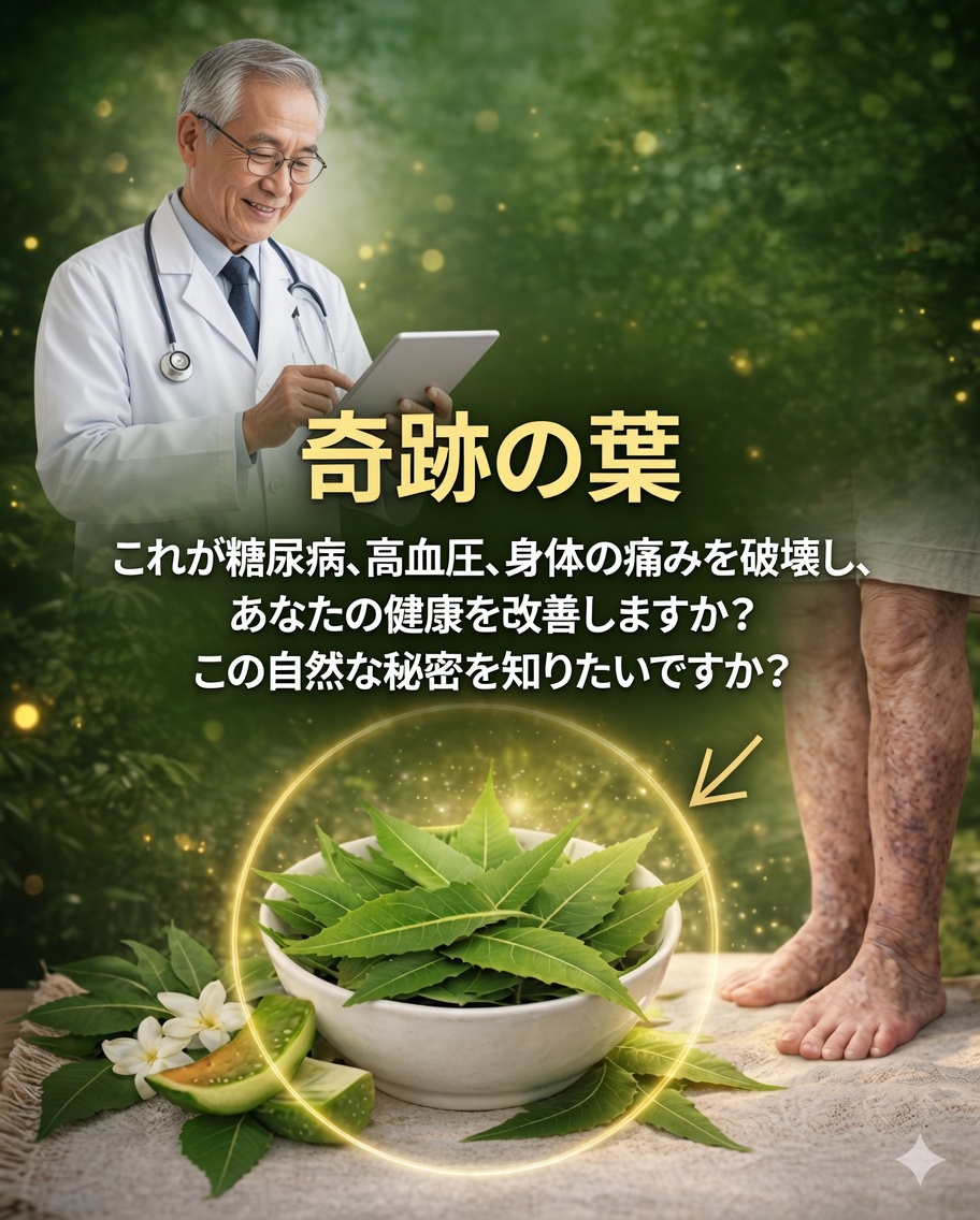 🌿 ニームの葉：健康を改善するための強力な自然療法